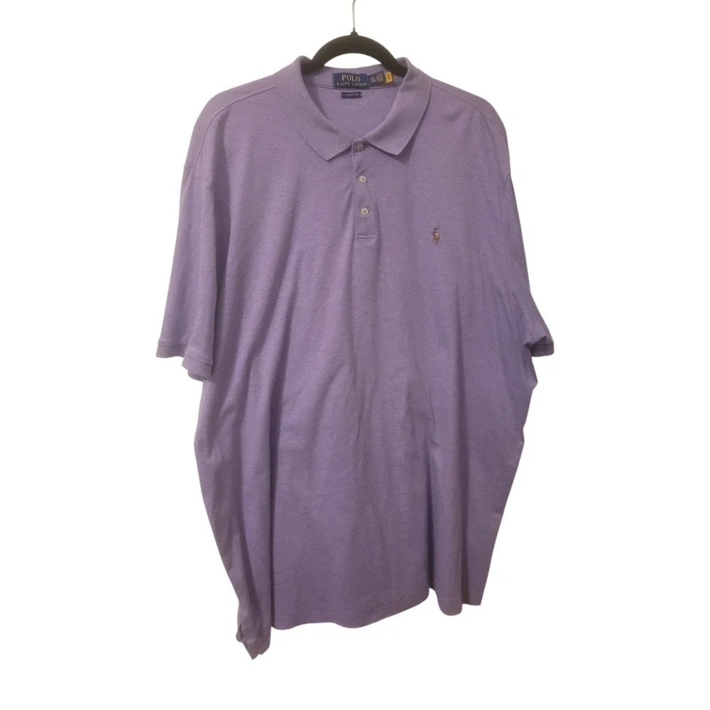 Polo Ralph Lauren Polo Shirt Purple SZ‎ XXL TTG